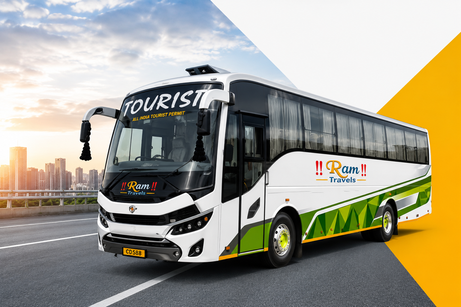 Luxury AC Bus Rental