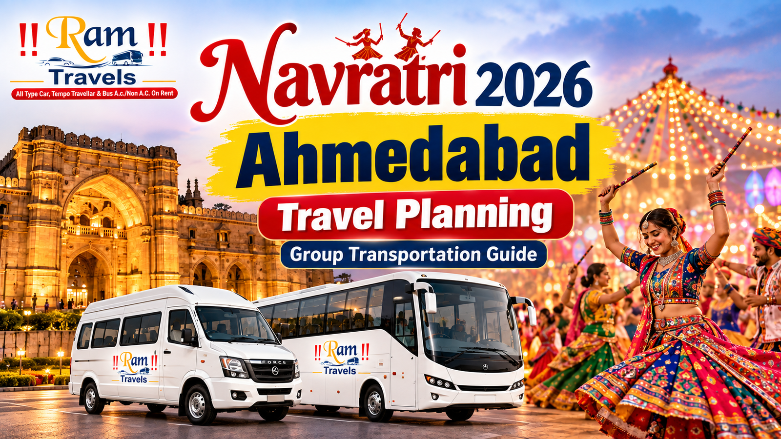 Navratri 2026 Ahmedabad Travel Planning: Group Transportation Guide