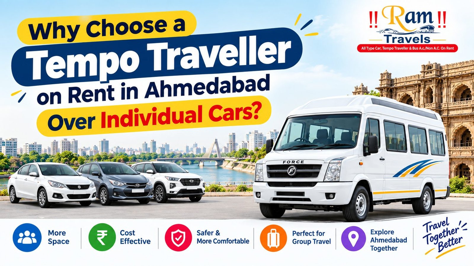 Tempo Traveller on Rent in Ahmedabad